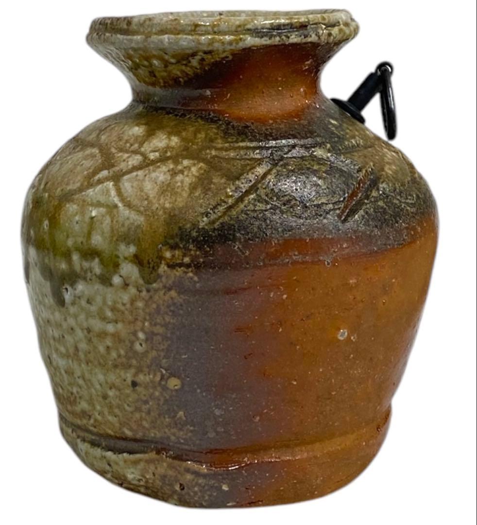 うずくまる　壺　松川広己　大土井窯　広己造 25ア211