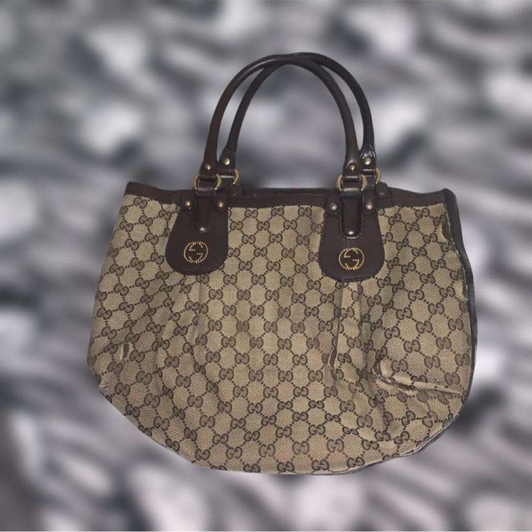 GUCCI 269953 GGキャンバス スカーレット トートバッグ