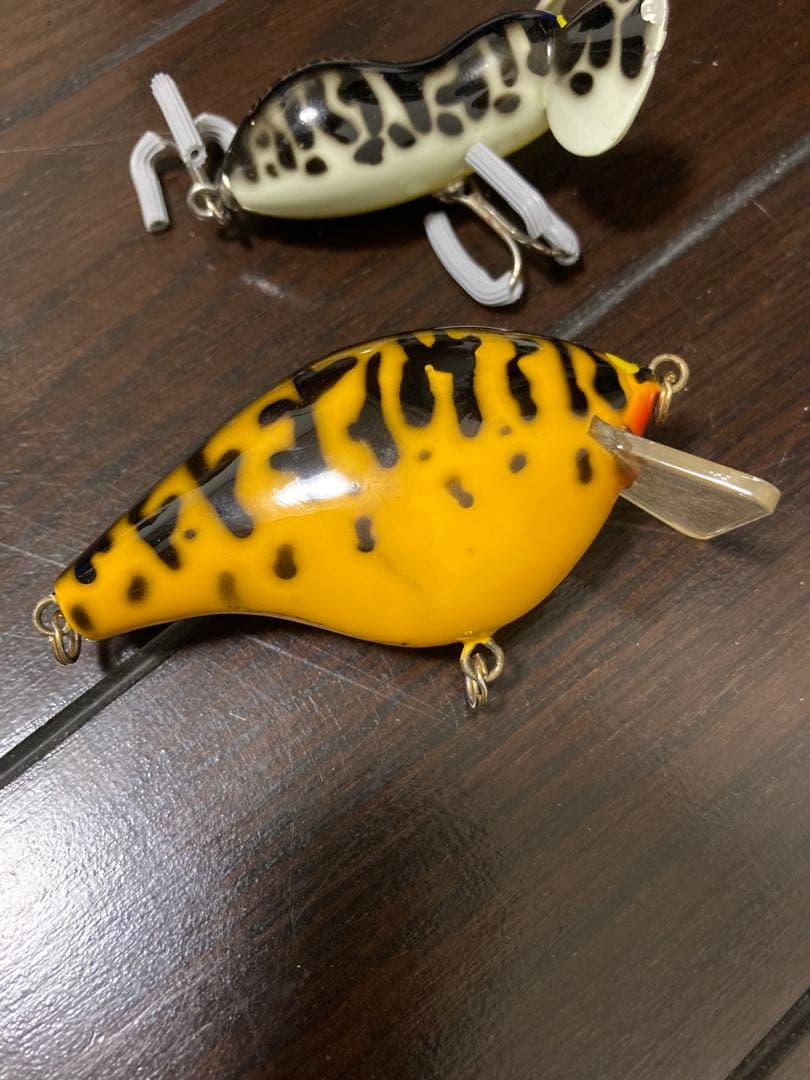 バルサ50 クランクベイト西岡サイン付きとラージーマウス　当時物