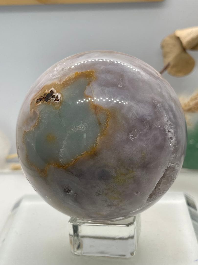 ポンポン様9【1966】 ピンクアメジスト スフィア