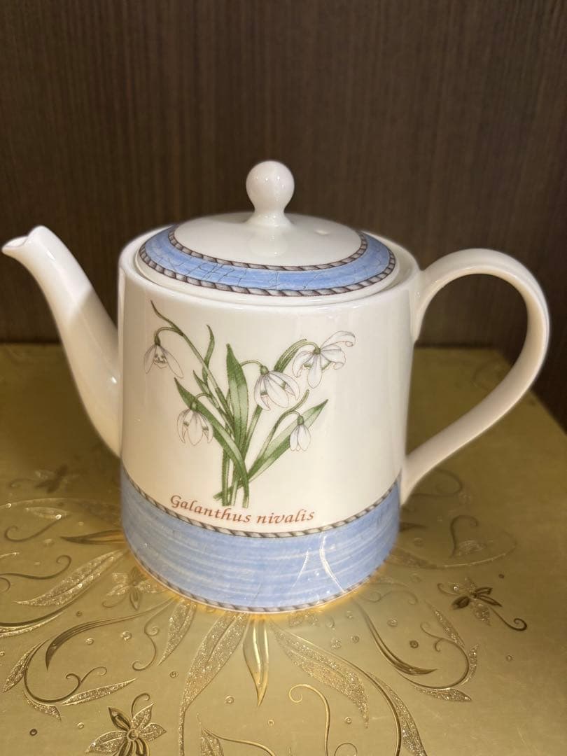 ウェッジウッド サラズガーデン　スノードロップ　ポット 未使用