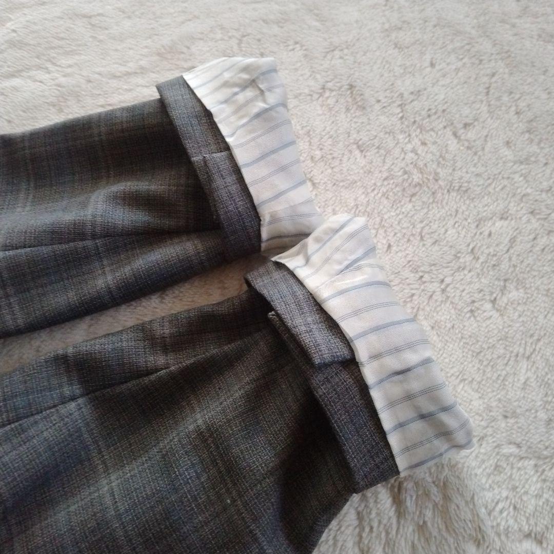 【REDA スーツカンパニー】大きいサイズ 42　チェック パンツ スーツ 1B