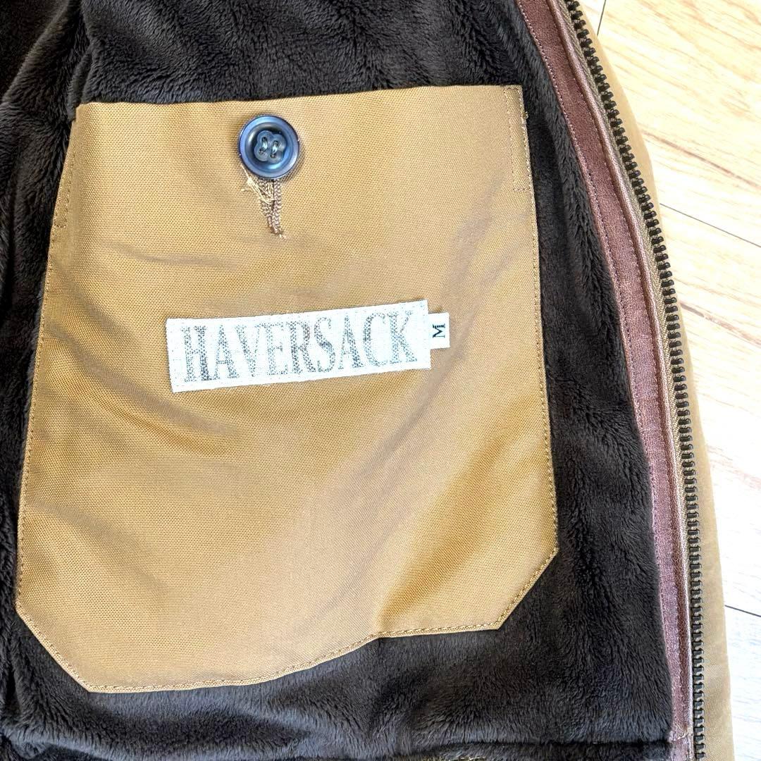美品 HAVERSACK フライトジャケット ベージュ Mサイズ ミリタリー