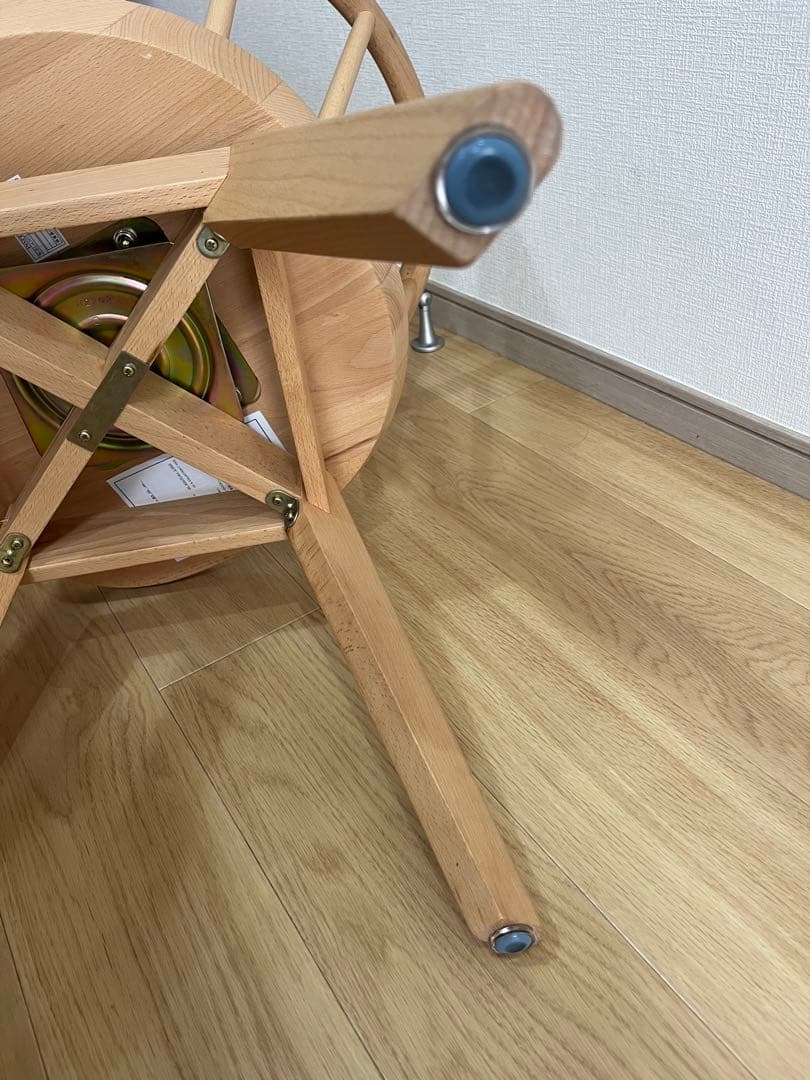 【美品】①ニトリ ダイニングチェア （Nコレクション C-53 S）360度回転