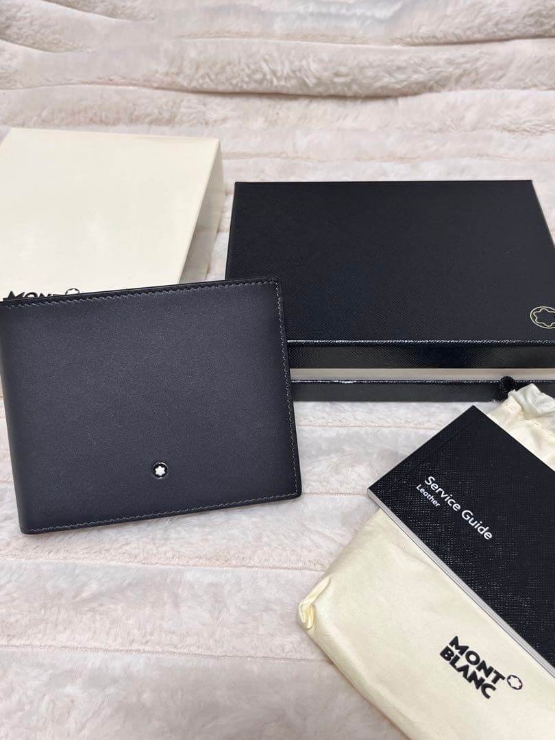 MONTBLANC 二つ折り財布6CC マイスターシュテュック スフマートレザー