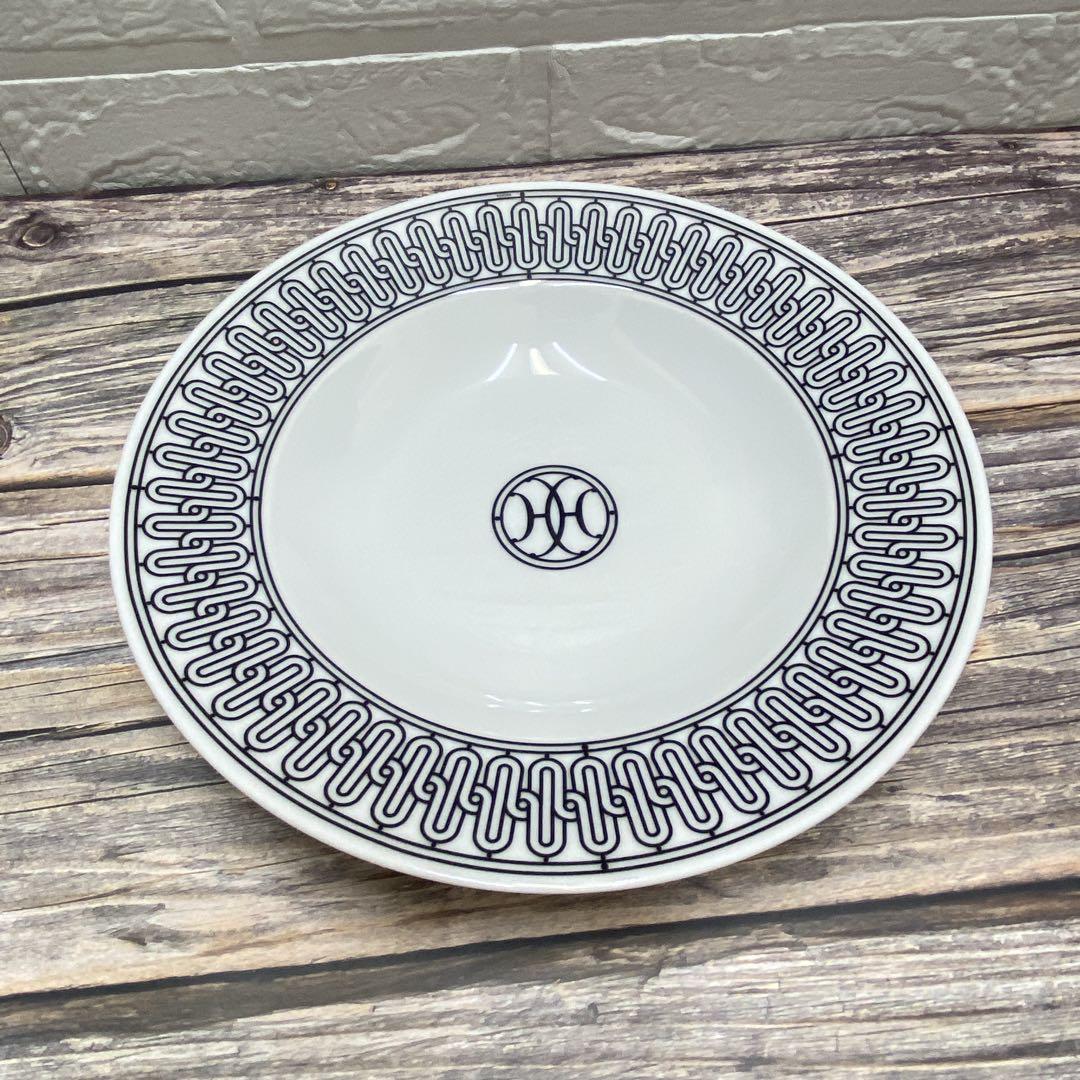 【極美品】エルメス HERMES アッシュデコ H DECO プレート　スープ皿