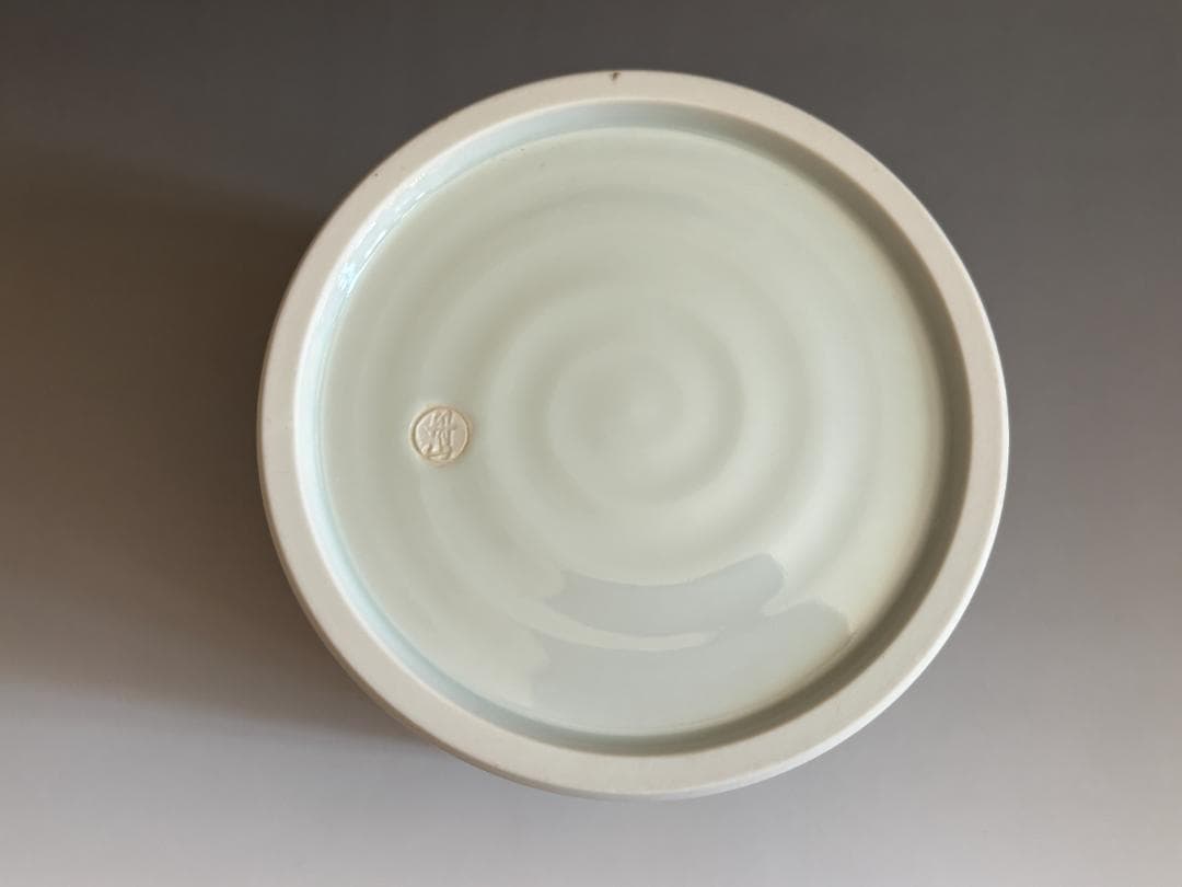 小峠丹山　色絵祥瑞寸胴　水指　茶道具