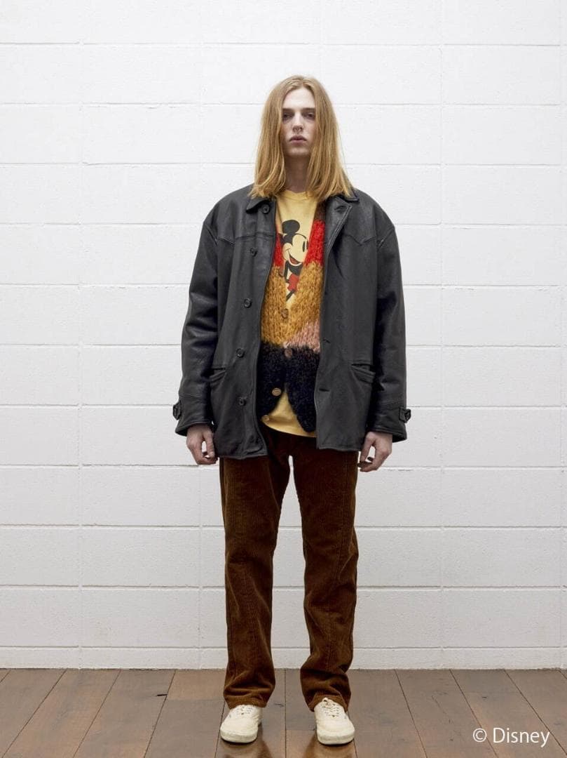 美品 UNUSED 24AW コーデュロイ スイッチングパンツ UW1135 4