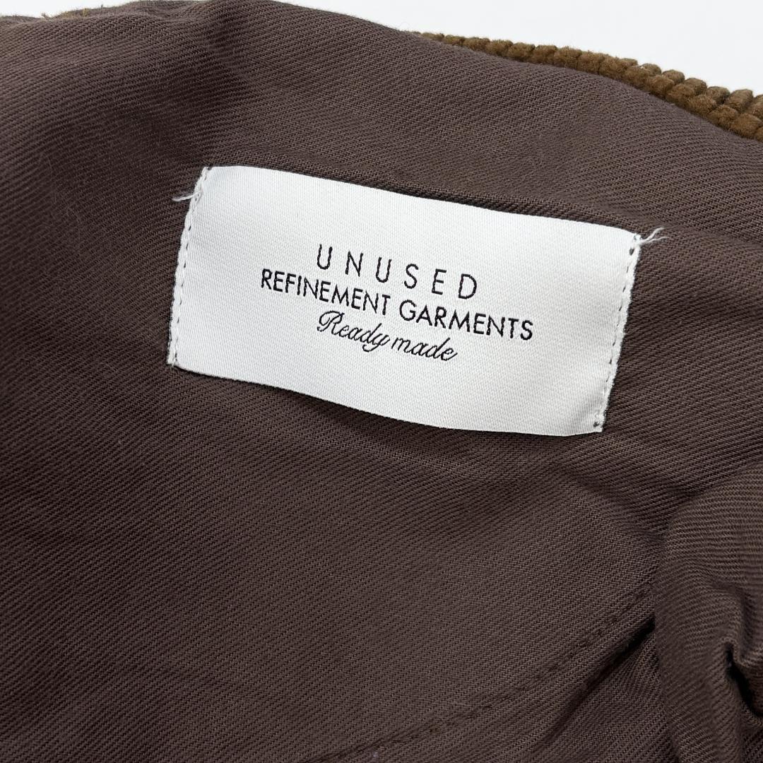 美品 UNUSED 24AW コーデュロイ スイッチングパンツ UW1135 4