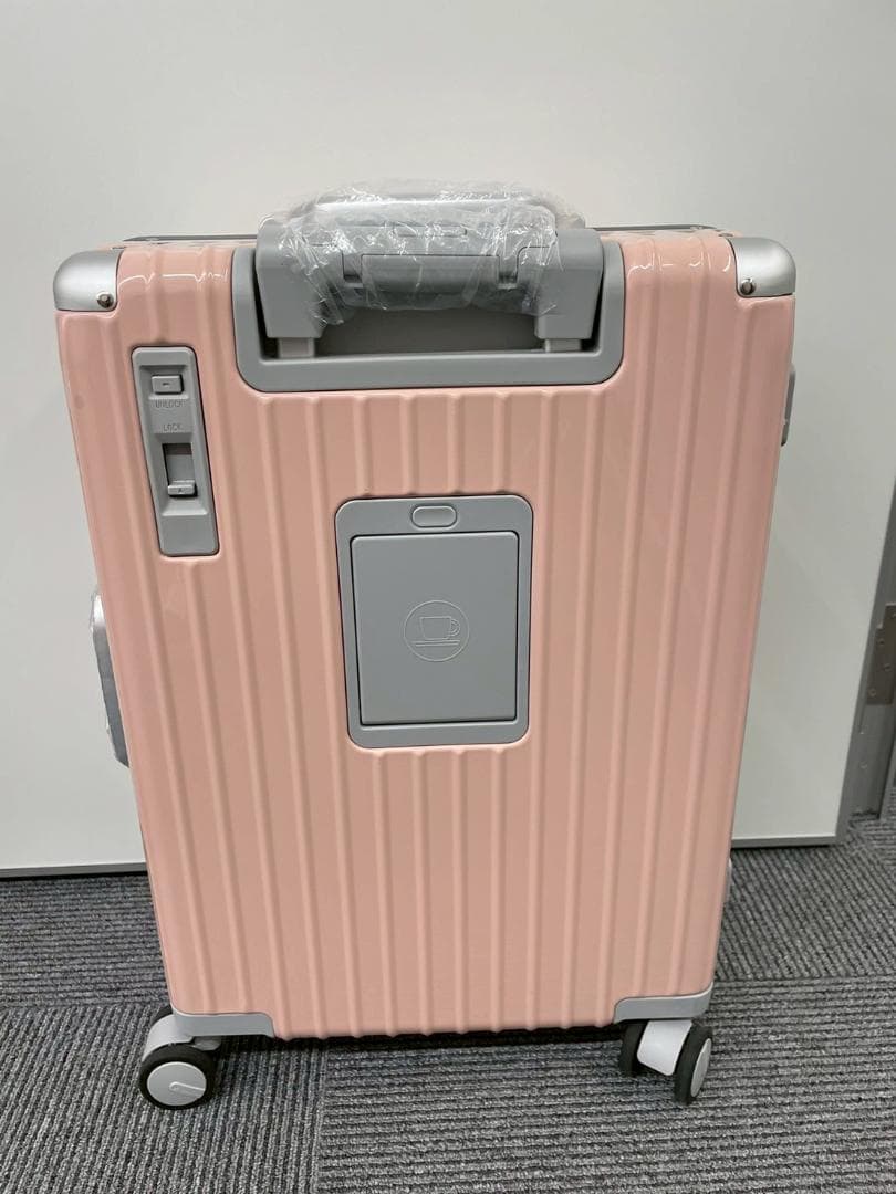 リベティ多機能キャリーケース【エナメルピンクSサイズ】75