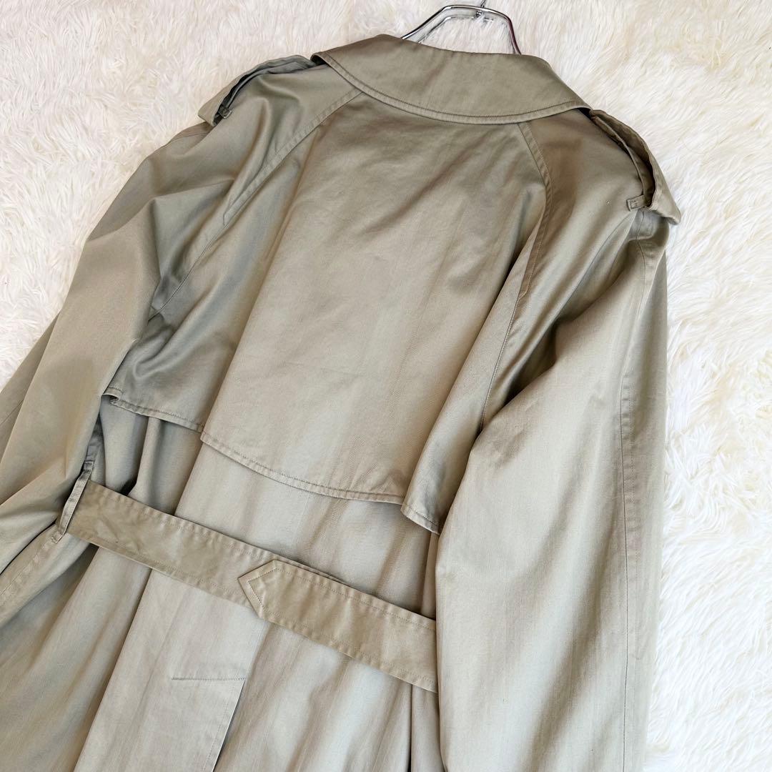 バーバリーズ 白タグ トレンチコート ワッシャー加工 ノバチェック 9AR M