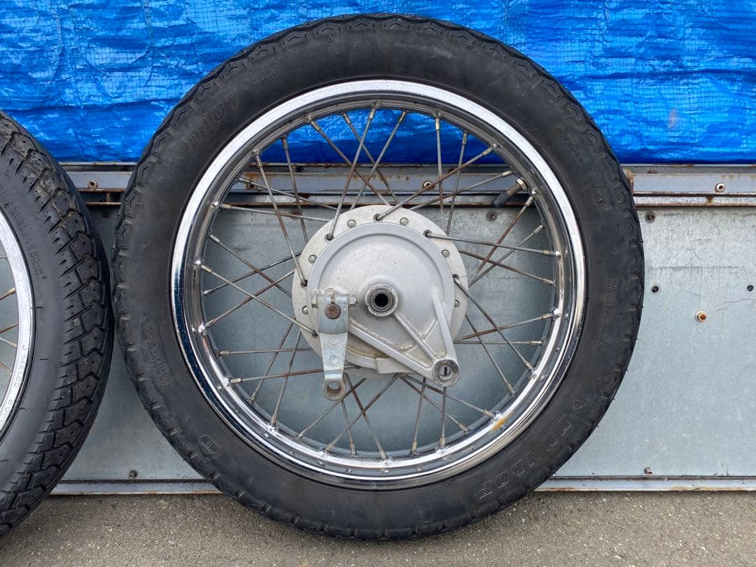 G926 リトルカブ ホイール IRC2.50-14 ダンロップ 2.75-14