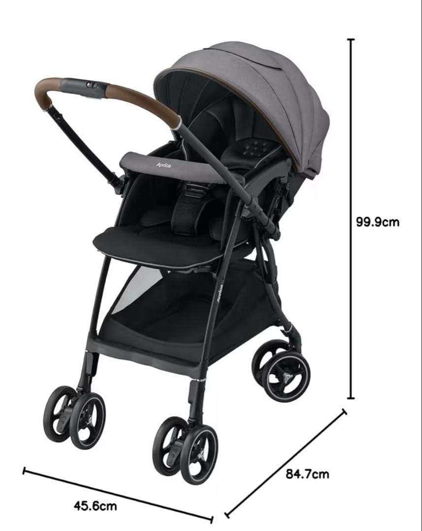Aprica A型ベビーカー ラクーナクッションフリー AC 軽量 4輪フリー