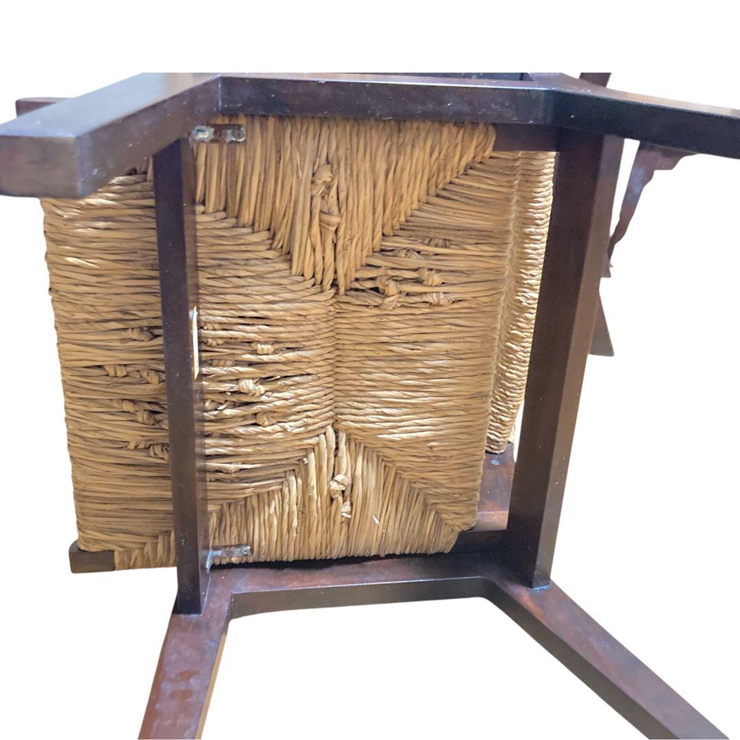 松本民芸家具 520L型 ミズメザクラ ラッシチェア③