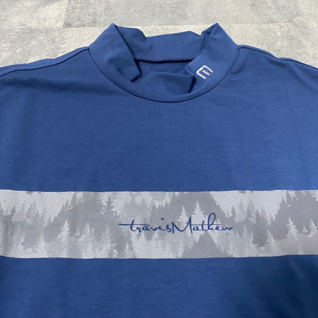 【新品】キャロウェイ　トラヴィスマシュー　長袖モックネック　Lサイズ　ネイビー