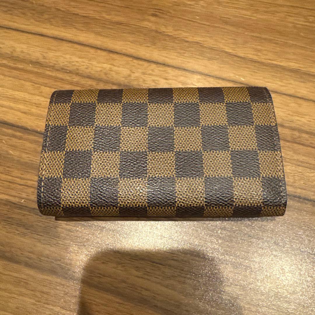 【美品】ルイヴィトン ダミエ ポルトモネビエ トレゾール 新型　二つ折り