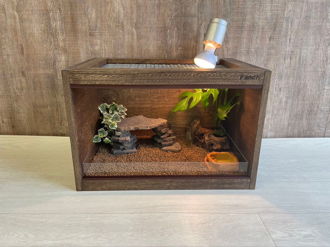 pieni ＦandＫ爬虫類木製ケージ