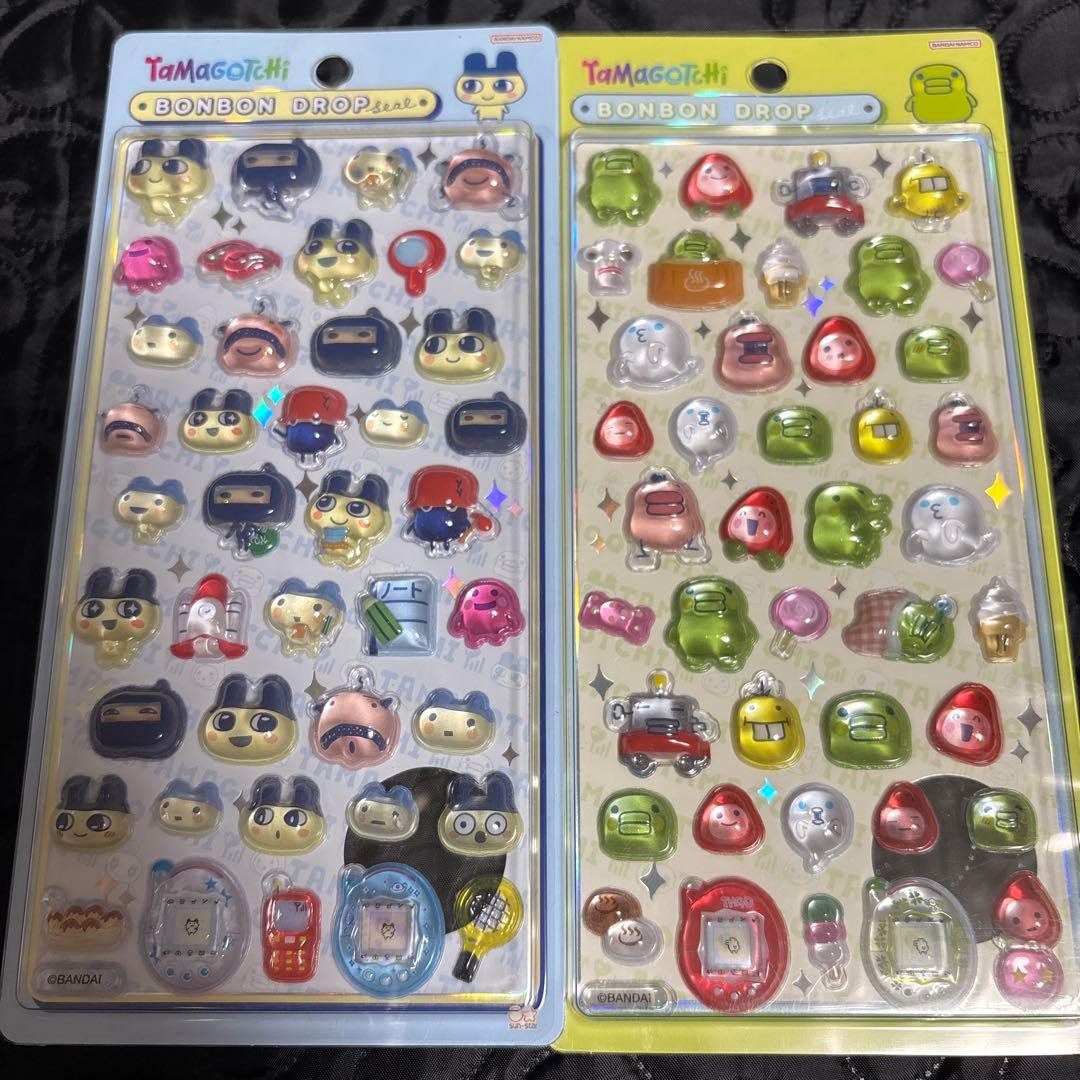 【正規品】たまごっち　ボンボンドロップシール　キラキラシール　2 3