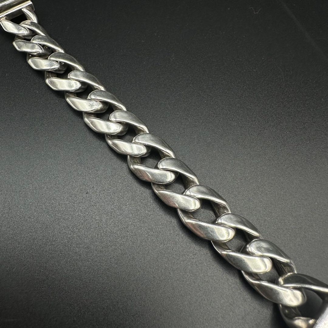 Argent Gleam フローラル クロス IDブレスレット　SV925