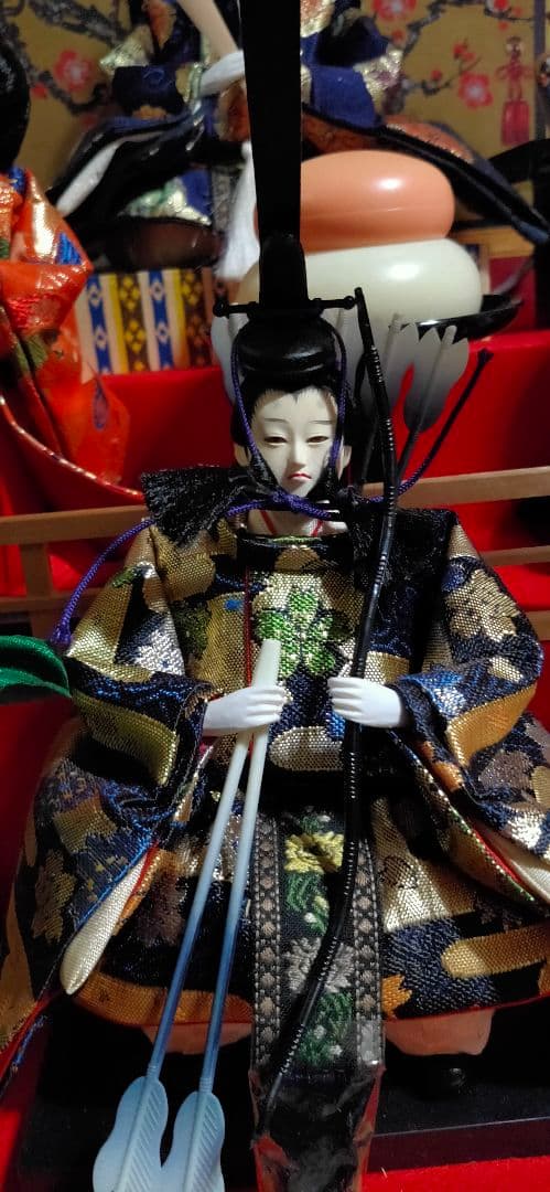 ★人形の秀月★雛人形◆7人 オルゴール◆ガラスケース付き 骨董品 美術品