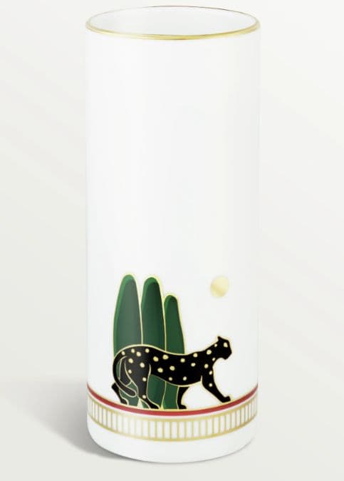 Cartier　Panthère vase　パンテール 花瓶　ポーセリン