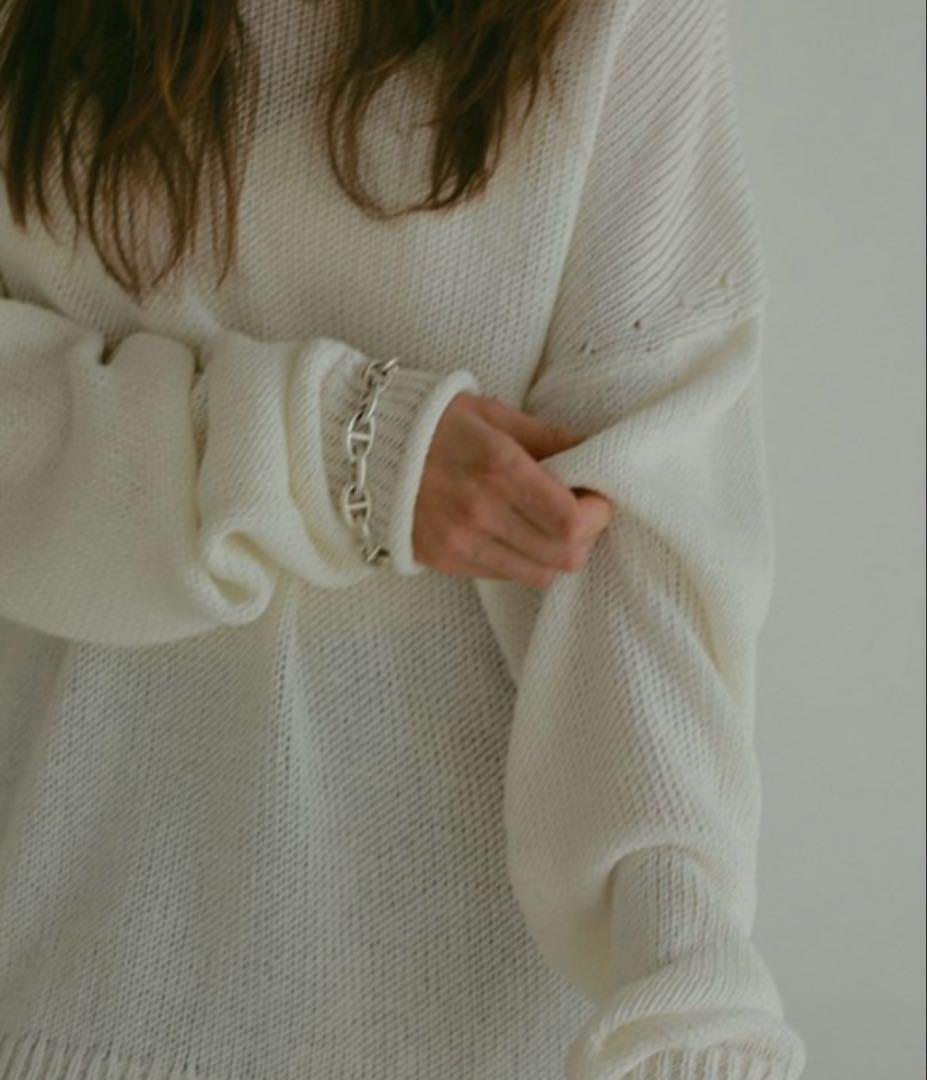 ★ETRE TOKYO ボトルネックローゲージニットプルオーバー