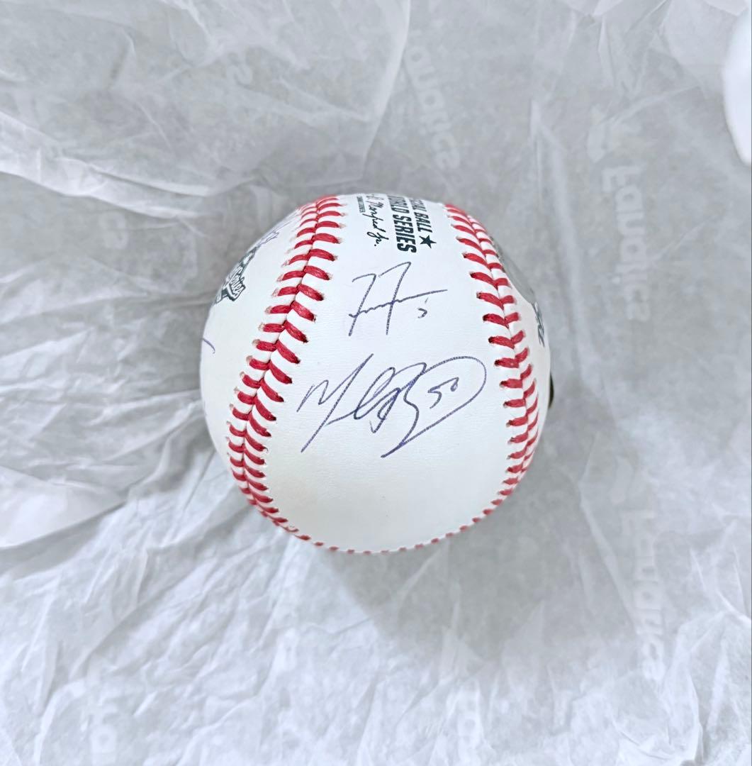 MLBドジャース 2025ワールドシリーズ優勝記念7選手直筆サインボール