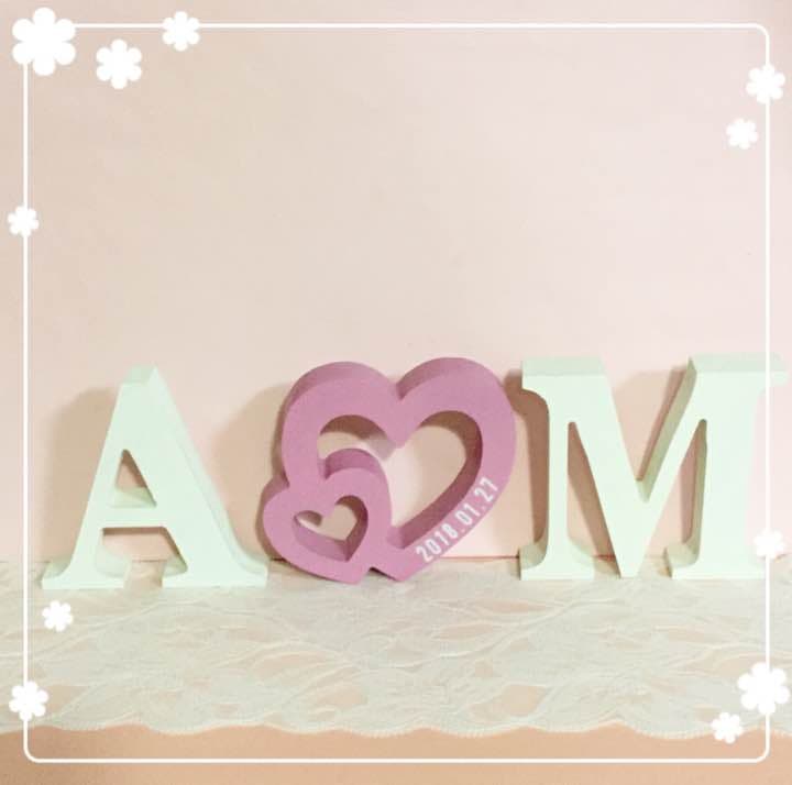 hi-ko様確認用☆イニシャルオブジェ