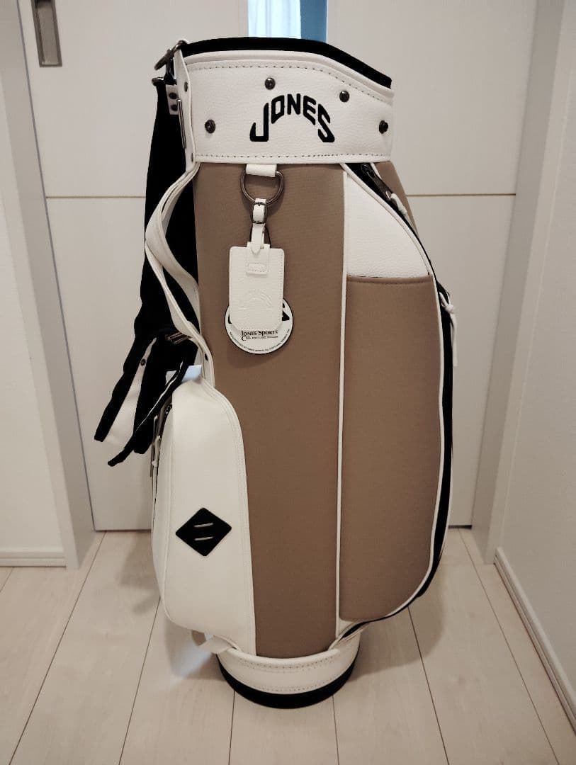 JONES ジョーンズ キャディバッグ ミルクティー