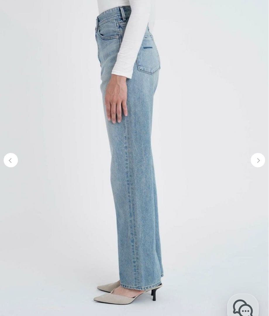 YANUK Trick Denim ボーイズストレート\"LEA\"/TVS 26