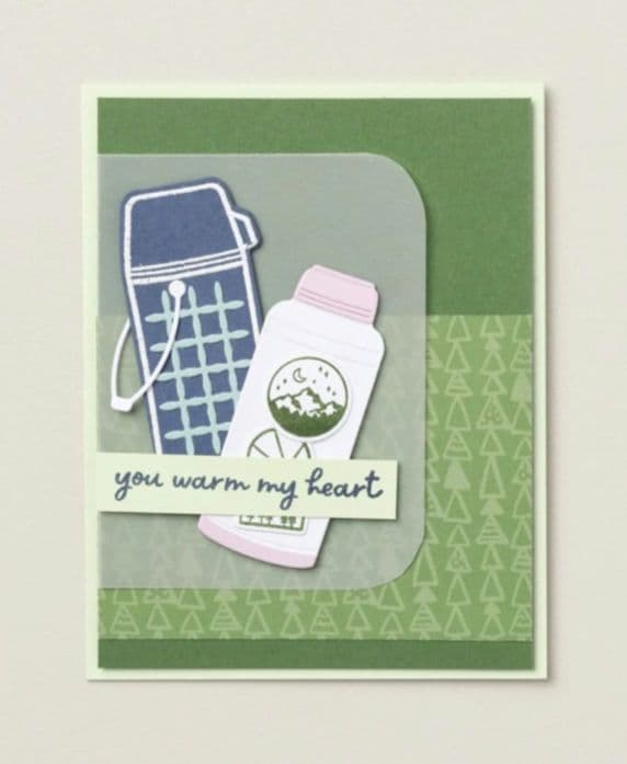 再値下　１点限り♡未使用　水筒ピクニックスタンプ　スタンピンアップ