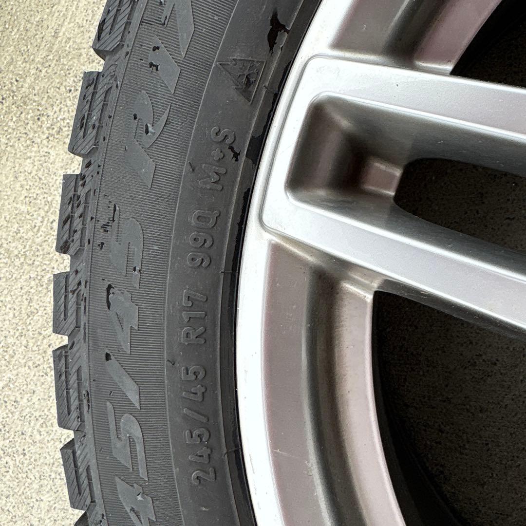 17インチアルミホイール　ベンツ　スタッドレス付き