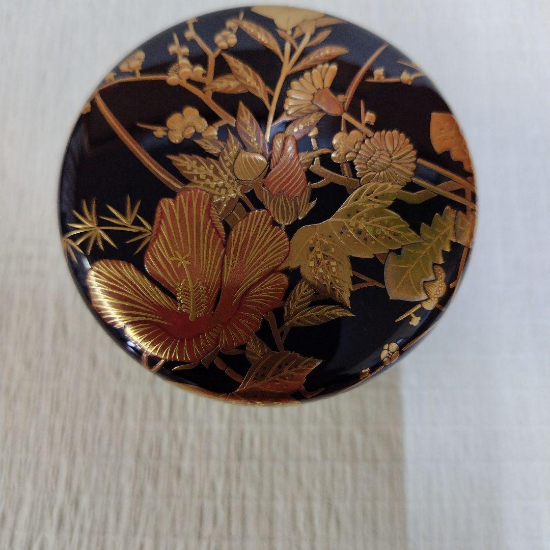 金箔装飾 茶道具 棗