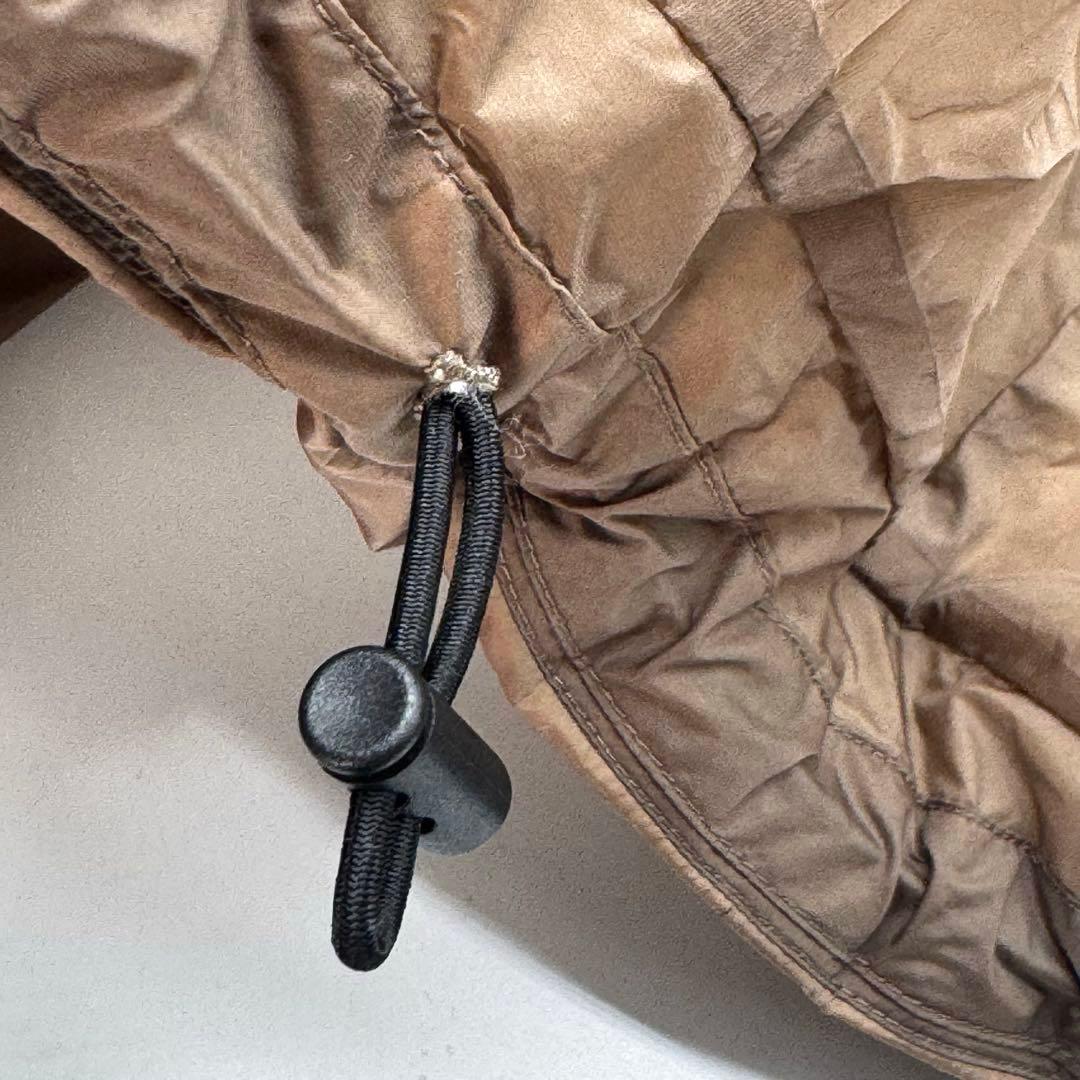 美品　レミレリーフ　ブラウン フーディダウンジャケット ダウン90% サイズF