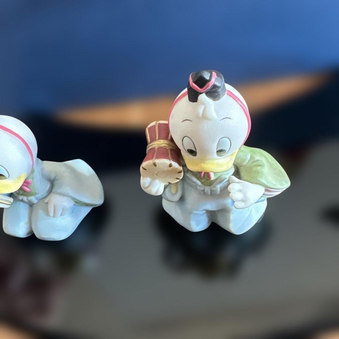 雛人形セット ミッキー ミニー ドナルド デイジー　陶器　お雛様　可愛い