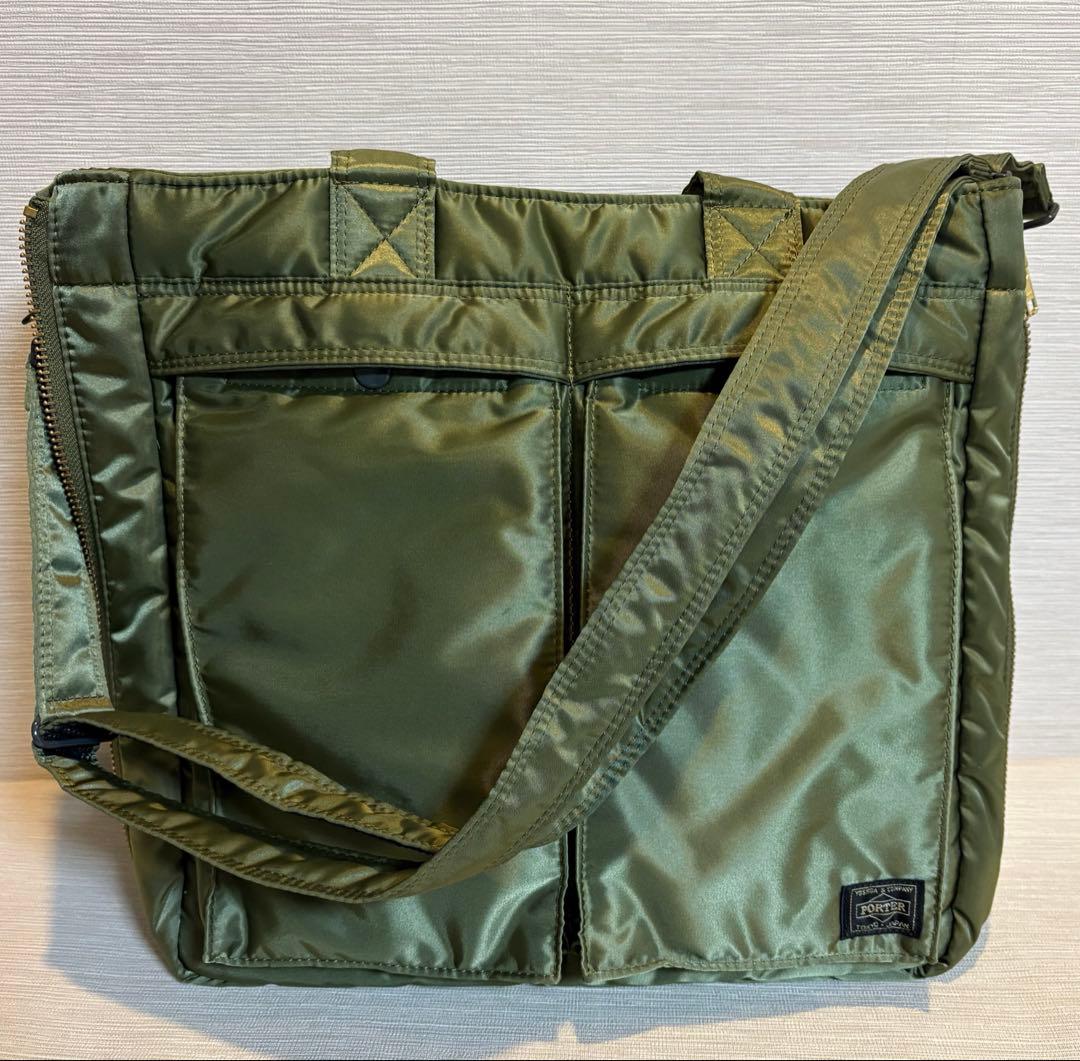 【美品】PORTER ポーター　タンカー　2WAY TOTE バッグ