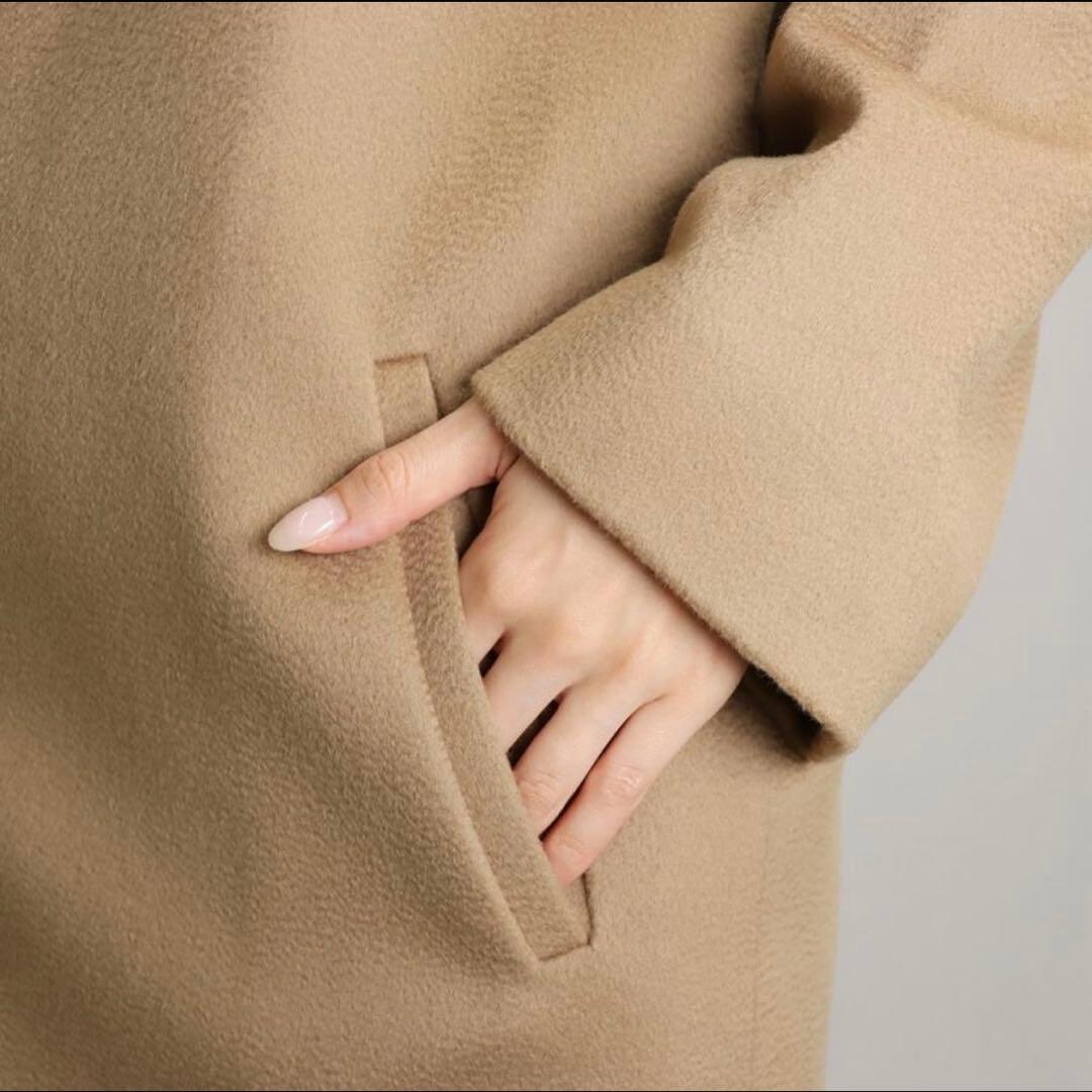 Max Mara Studio ウールロングコート キャメル