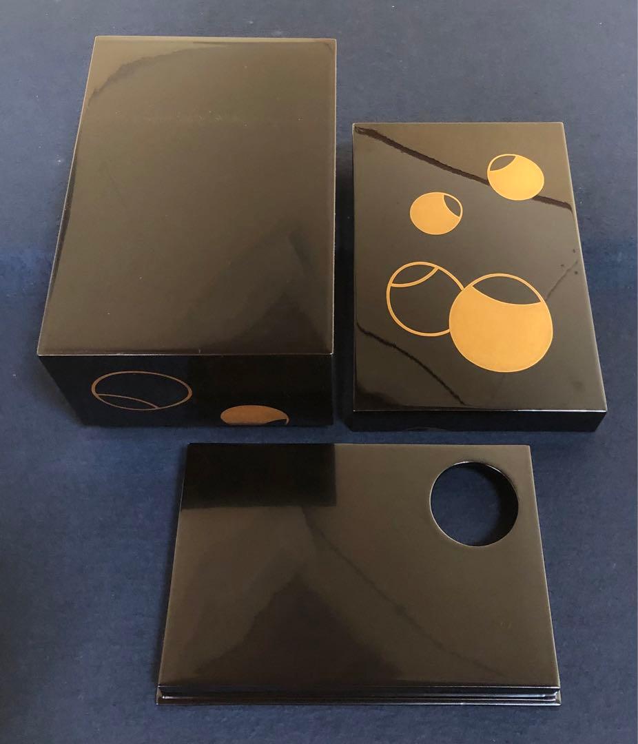 割引❗️《R》輪島塗 壷々蒔絵 茶箱 茶平一斎 お茶道具6点付 260203く4