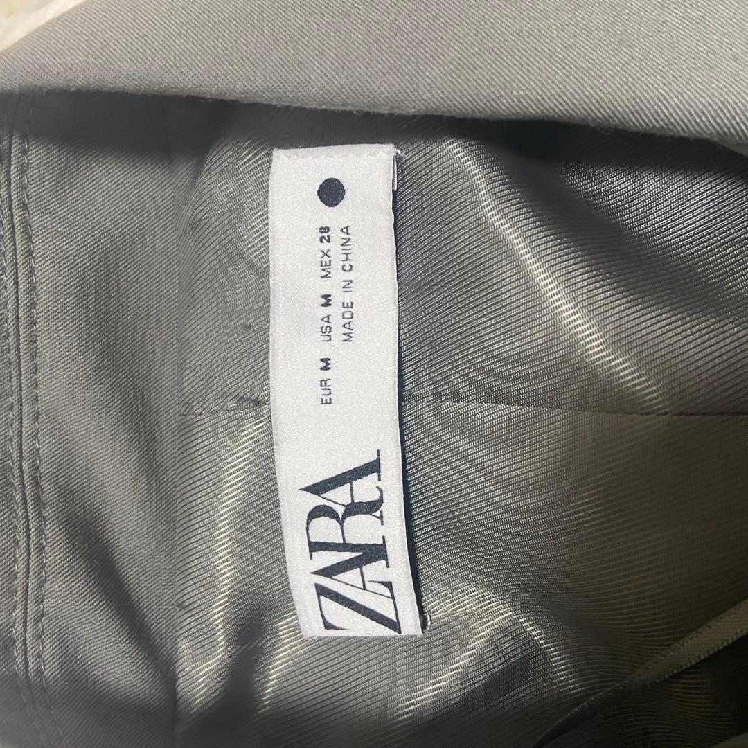 ザラ　3ピースセットアップ　スーツ　グリーン　サイズM X L