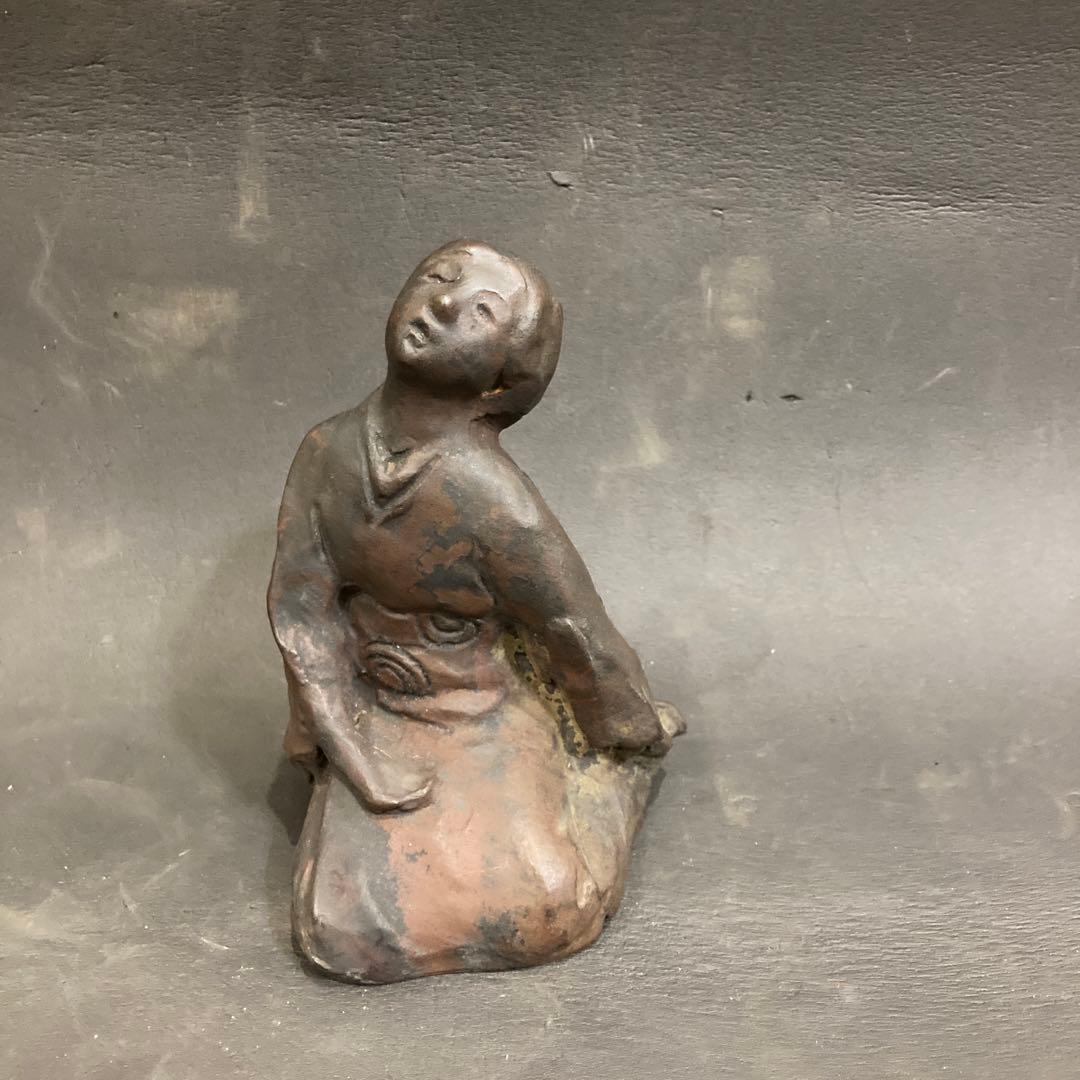 北村西望　置物　古美術