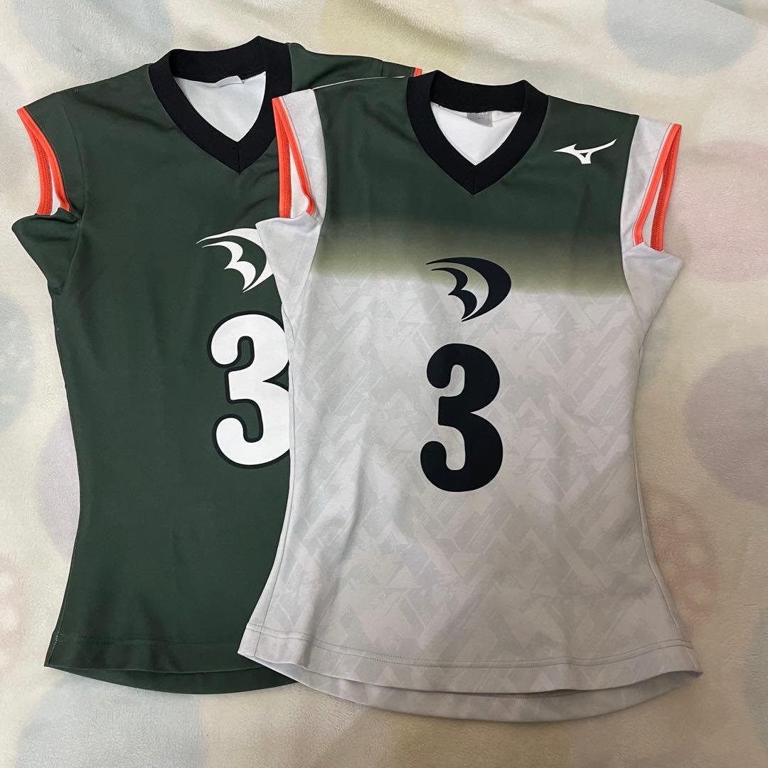 Mizuno バレーボールユニフォーム大東文化大学3番