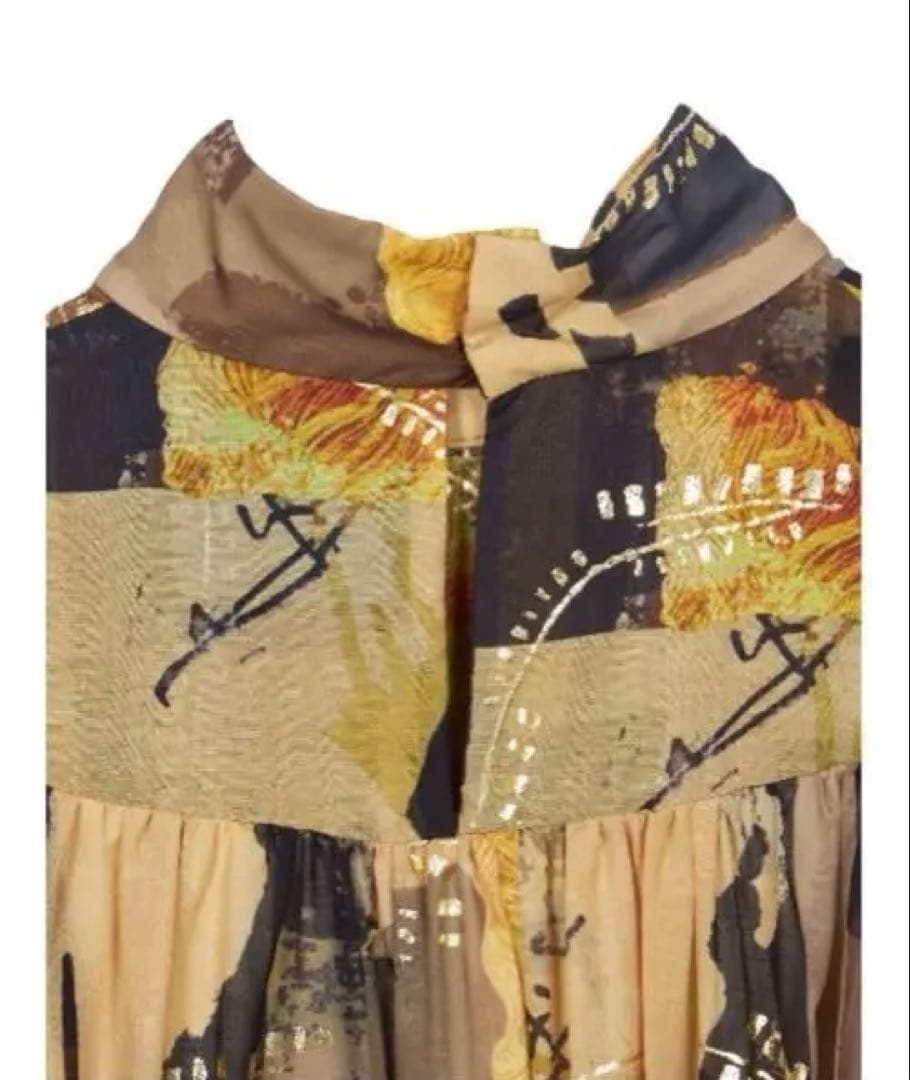 ワンピース ameri vintage EMILIE GATHER DRESS/M