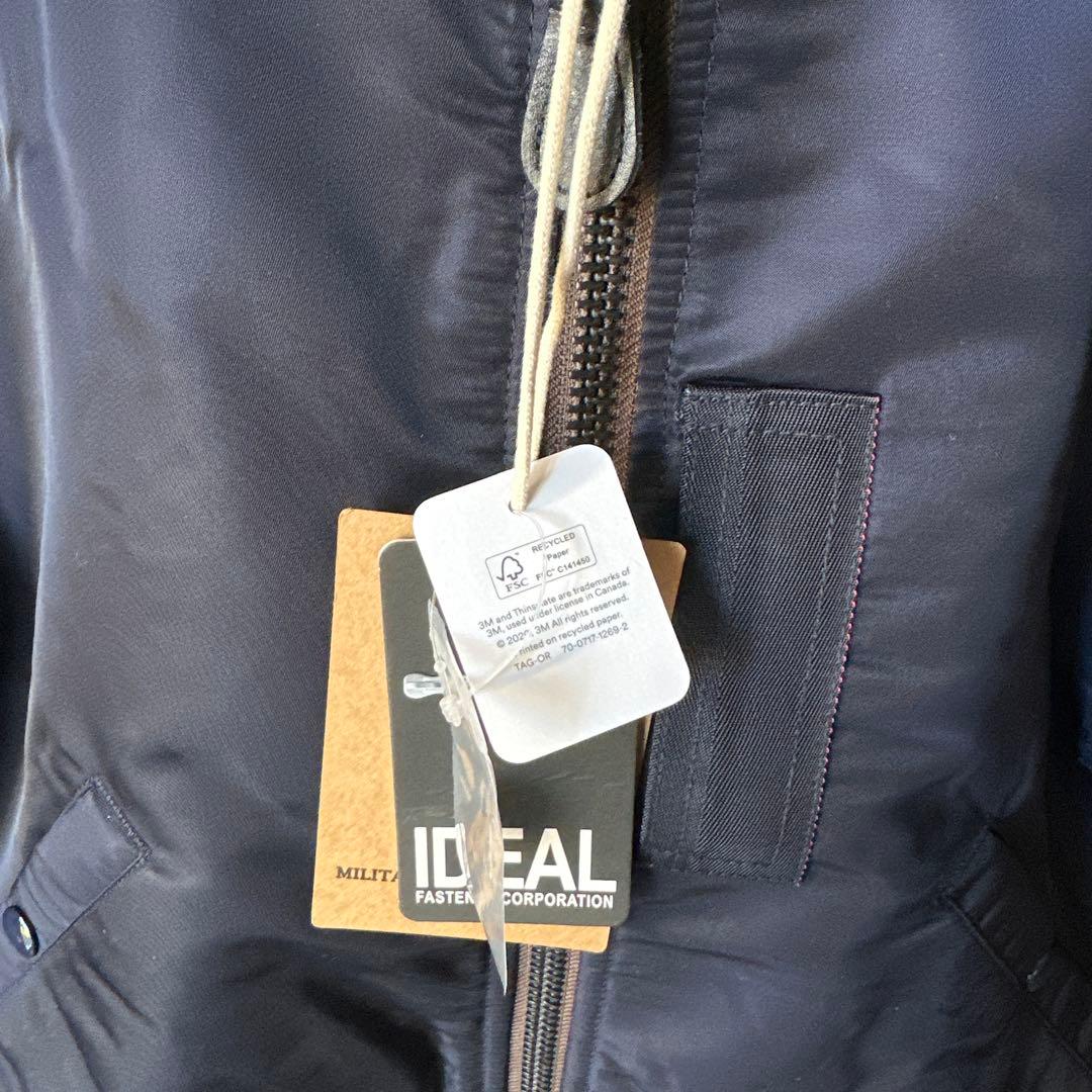 Sサイズ50s復刻ネイビー フライトジャケット TYPE B-15C青い