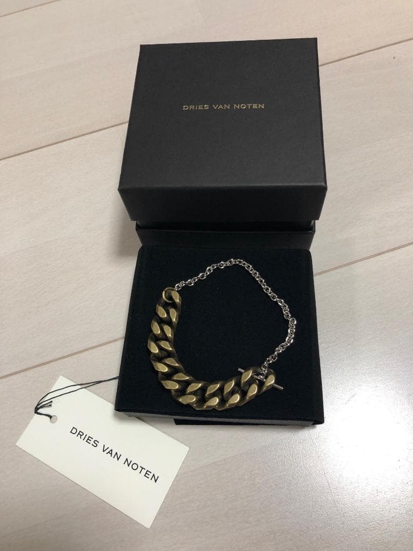 新品 DRIES VAN NOTEN 24AW チェーン ブレスレット S