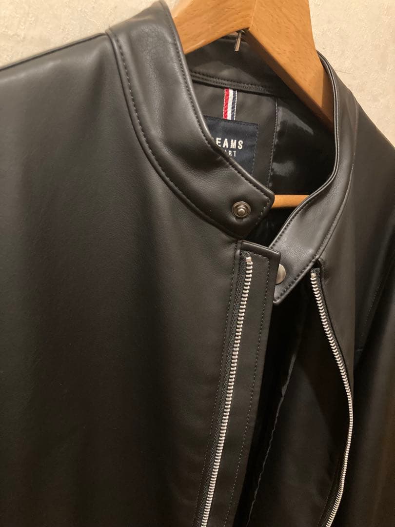 チャス様⭐︎ 美品　BEAMS HEART シングルライダースジャケット XL