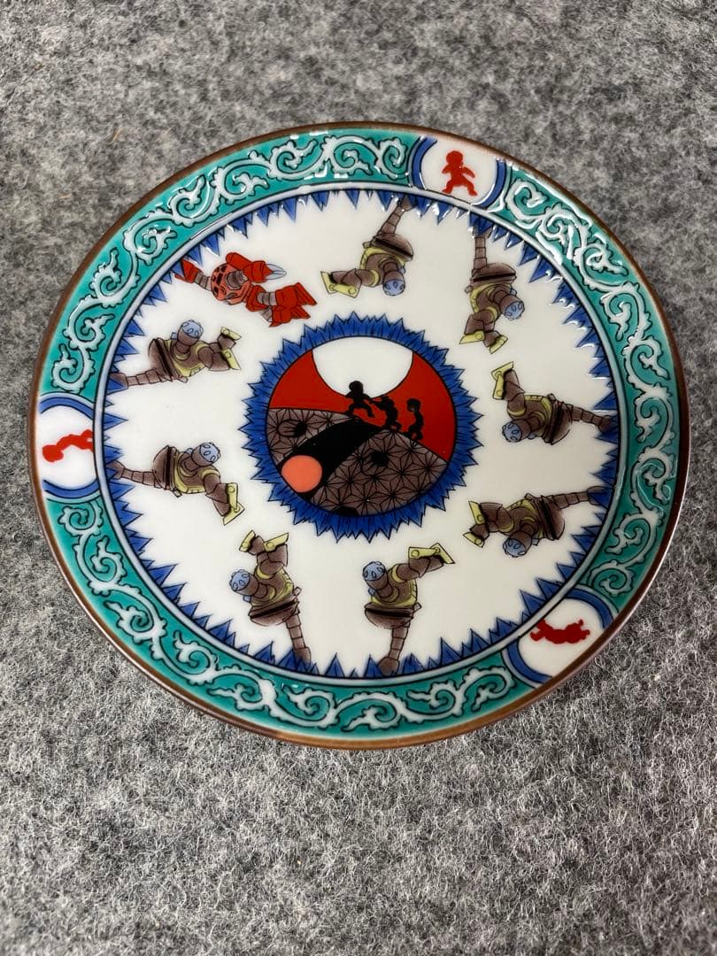 ガンダム九谷焼の豆皿7枚セット