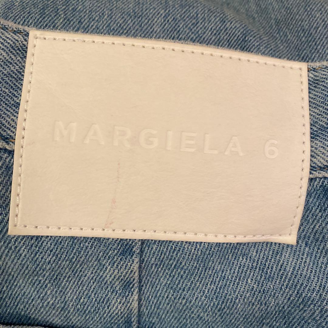 MM6 MAISON MARGIELA ブルーオーバーサイズジーンズ