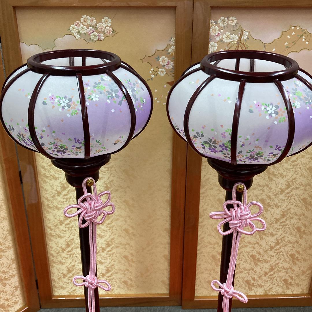 新B2 高級　豪華な雪洞のみ　高さ90㎝位　雛人形雪洞　雛人形灯り