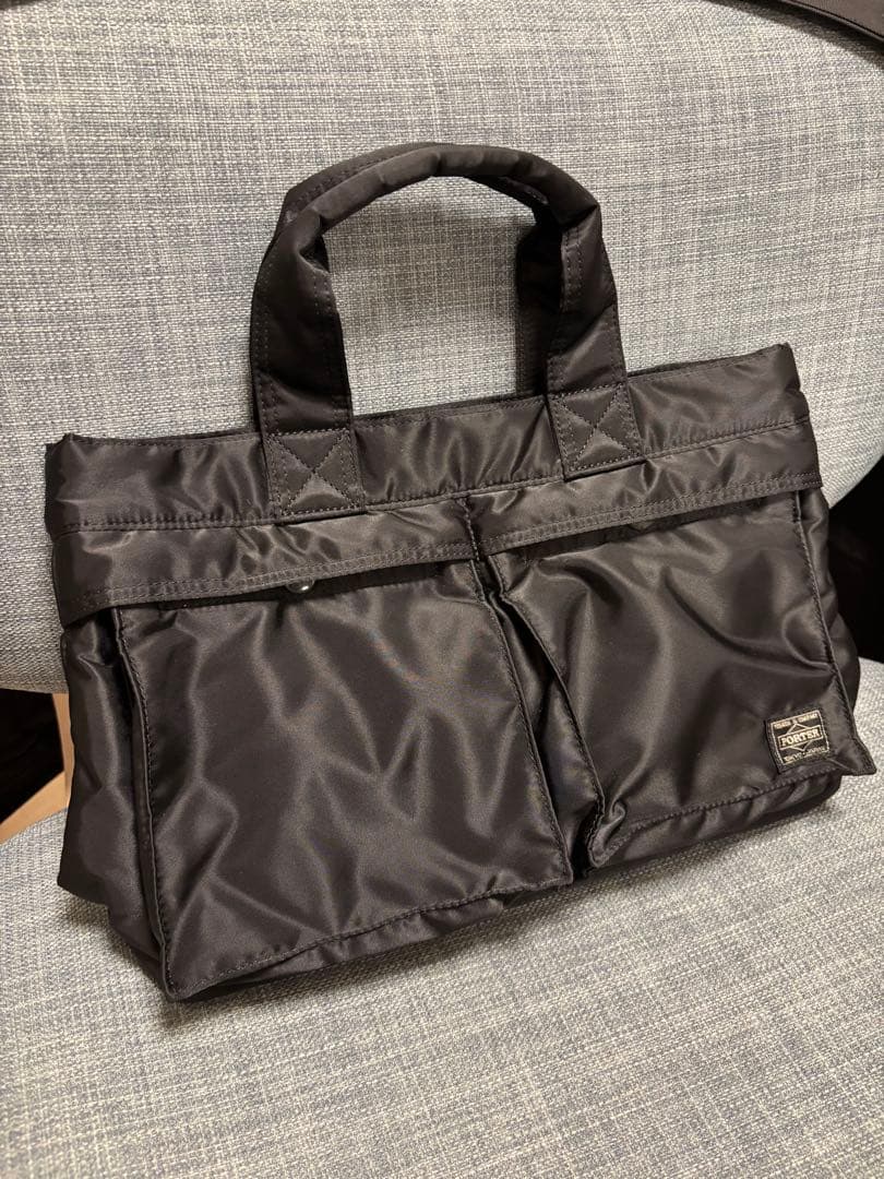 未使用品 ポーター　タンカーバック　黒　　極美品 PORTER