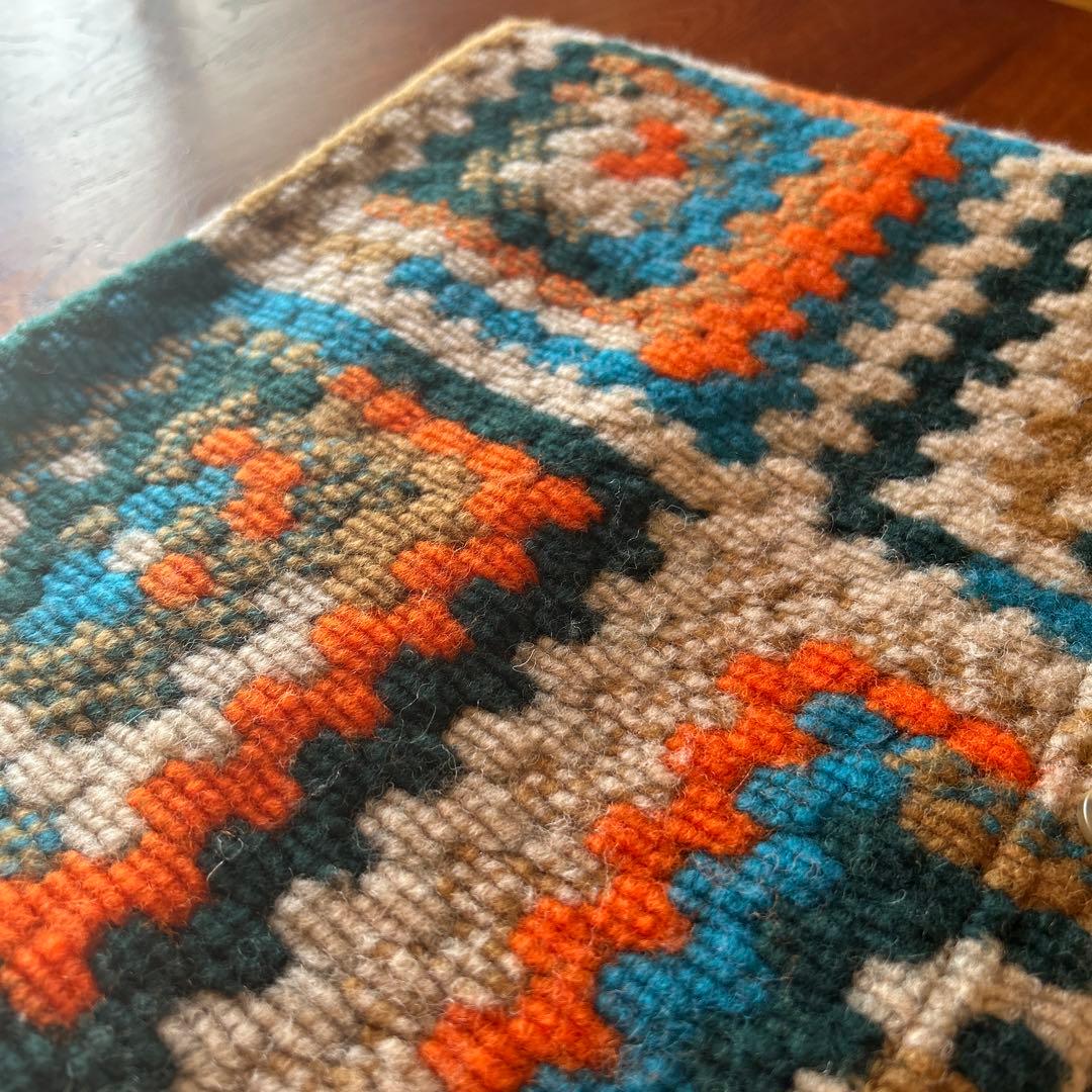 ガーメンツ　ストール Button Shawl - Crochet Knit -